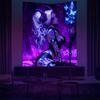 VIKAMA Halloween Tapestry Gothic Style Bedroom Living Room Game Room Dorm Decor Tapestry EasytoHang Wall Art Home Decor