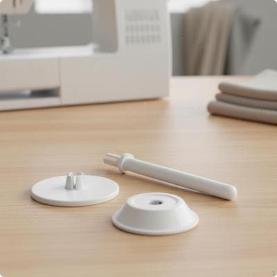 Juego de 3 Piezas de Pasador y Tapa para Bobina Instalación Fácil Kit Soporte de Hilo para Costureras, Artesanos