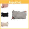 Chic Summer Crossbody Cloud Bag For Women 2024 Soft Silver Beaded Design Fashion