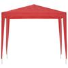 Party Tent 250 X 250 X 240 Cm Red PE and Steel