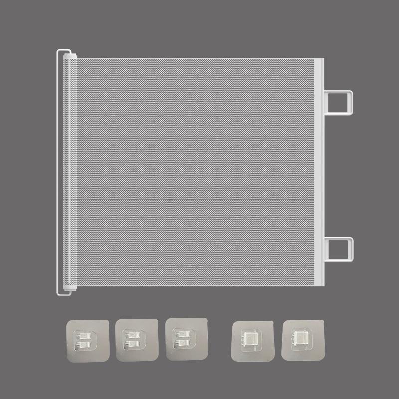 Safety Pet Mesh Fence Cat Gate Retractable Safety Gates For Pets No Drilling Barrier Childproofing For Small Medium Large Breeds