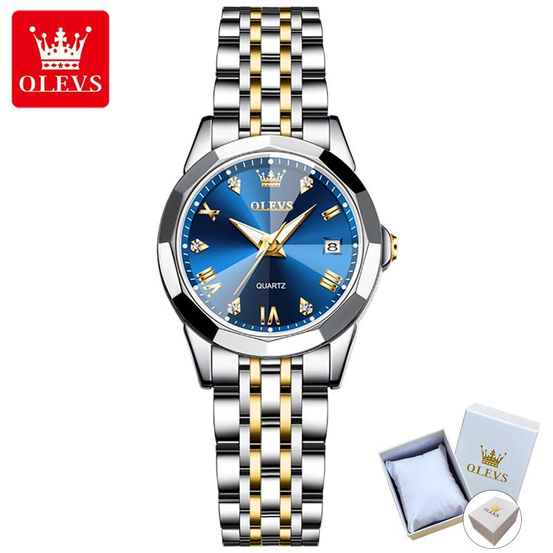 OLEVS 9931 Gift Box Quartz Watch Fashion Calendar Business Top Watch Waterproof Lady Watches
