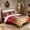 3pcs Christmas K-Pop Demon Hunters Printed Chipless Bedding Set Soft and Comfortable Dormitory Bedroom Multiple Sizes Machine Wa