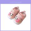 Baby Toddler Cartoon Soft Sole Shoes With Velcro For Boys Girls Kids Walkers