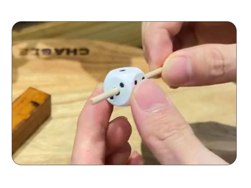 Northern Magic Trä Houdini Tärningar Escape Props - Interaktivt, Close-up Magiverktyg.