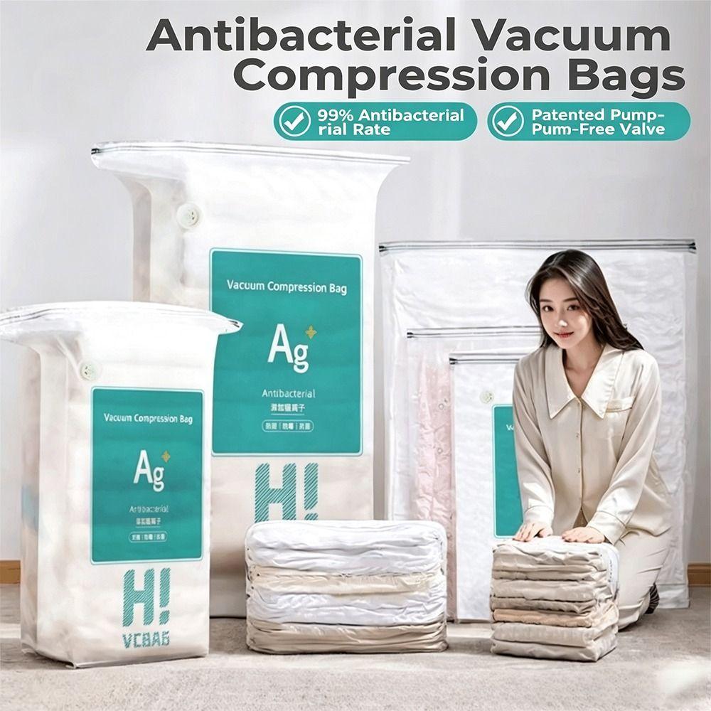 No-Pump Seal Compression Bag Moisture Resistant Compression Empty Bag Home Storage