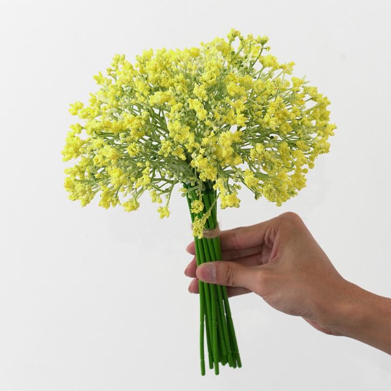 Handheld Gypsophila Artificial Flower Bouquet For Wedding Room Gift Decoration