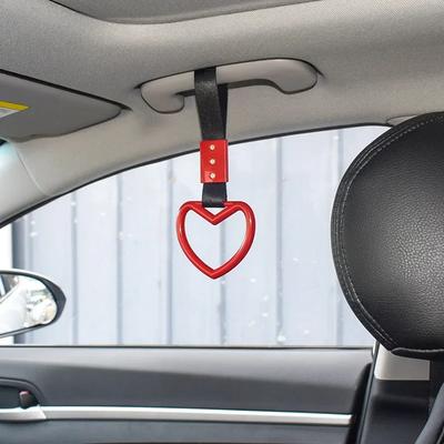JDM Tren Otobüs Tutamağı El Askısı 1 adet Tsurikawa Halka Kalp Şeklinde Drift Charm Askısı Drift Oto Aksesuarları Araba Askısı