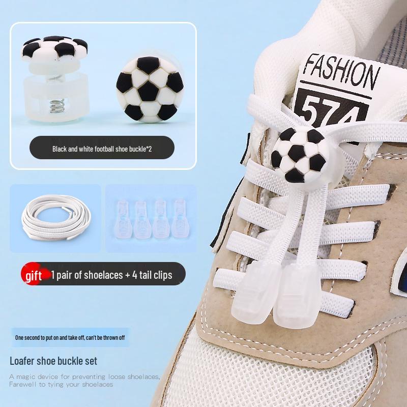Cartoon No-Tie Shoelace Buckle Fastener for Kids