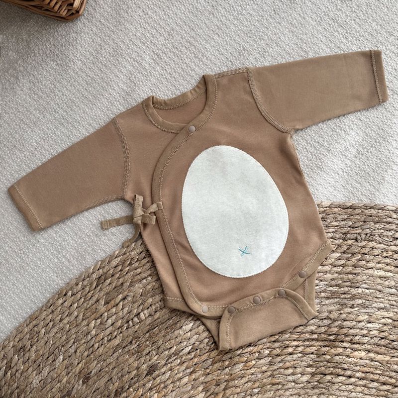 

Japanese Imported Newborn Baby Full Moon Romper Spring and Autumn Cute One-Piece Crawling Suit Jerry s Diaper 52cm Within 4kg