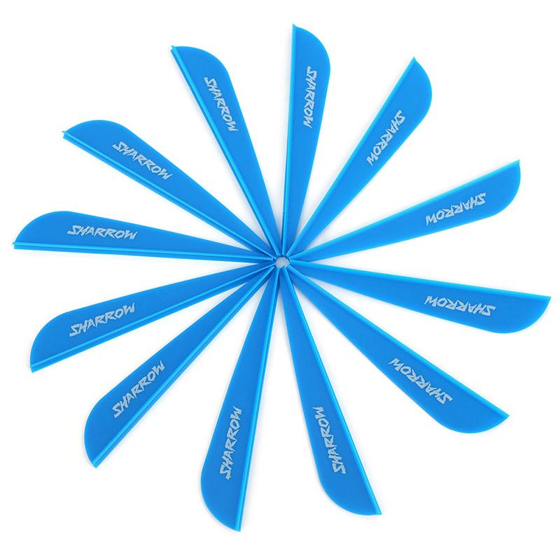 20Pcs 3In Archery Arrow Feather Plastic Feather Rubber Vanes Fletching For Diy Archery Hunting Targeting Arrow Shaft Accessories