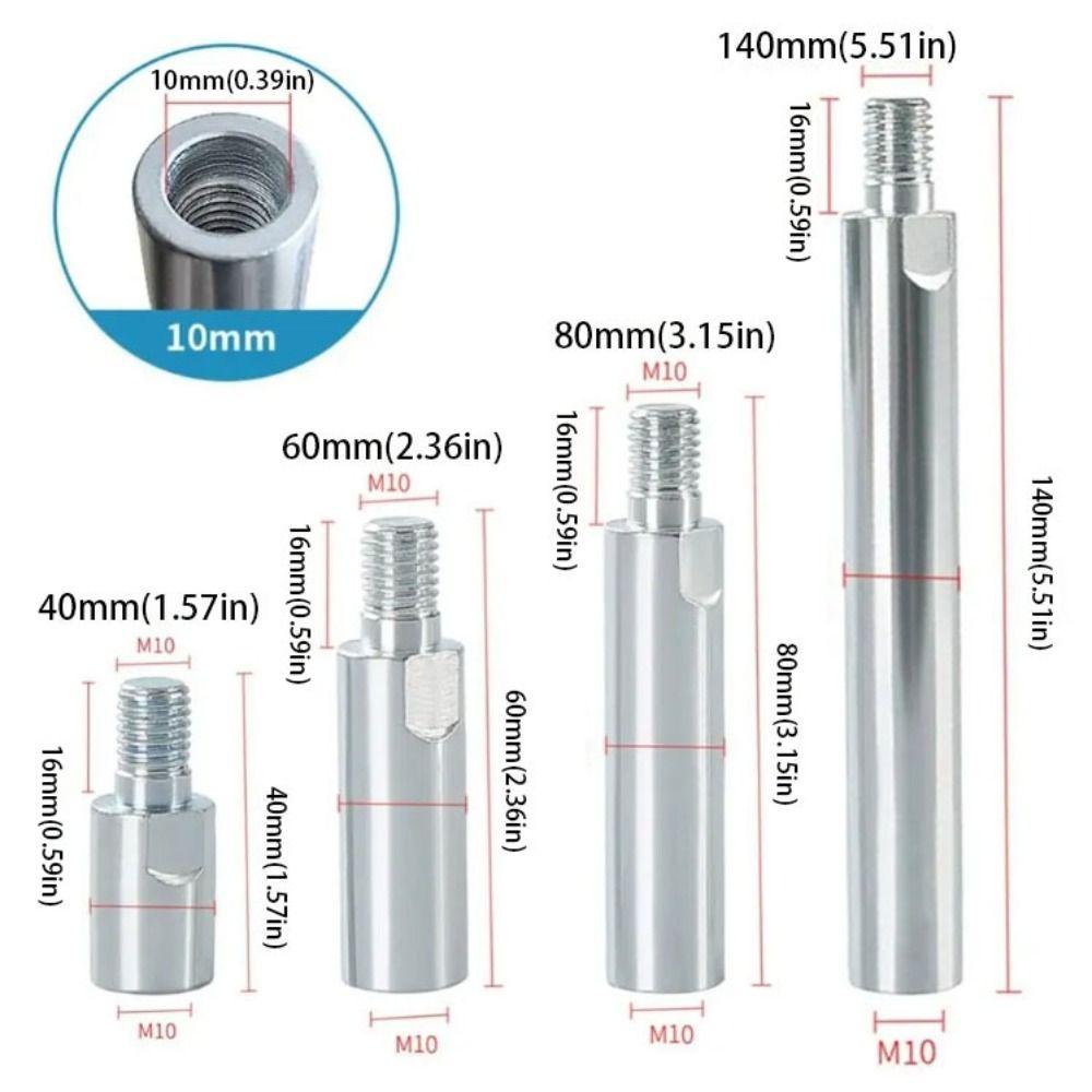 Thread Adapter Extension Rod 304 Stainless Steel Polishing Accessories  Water Polishing