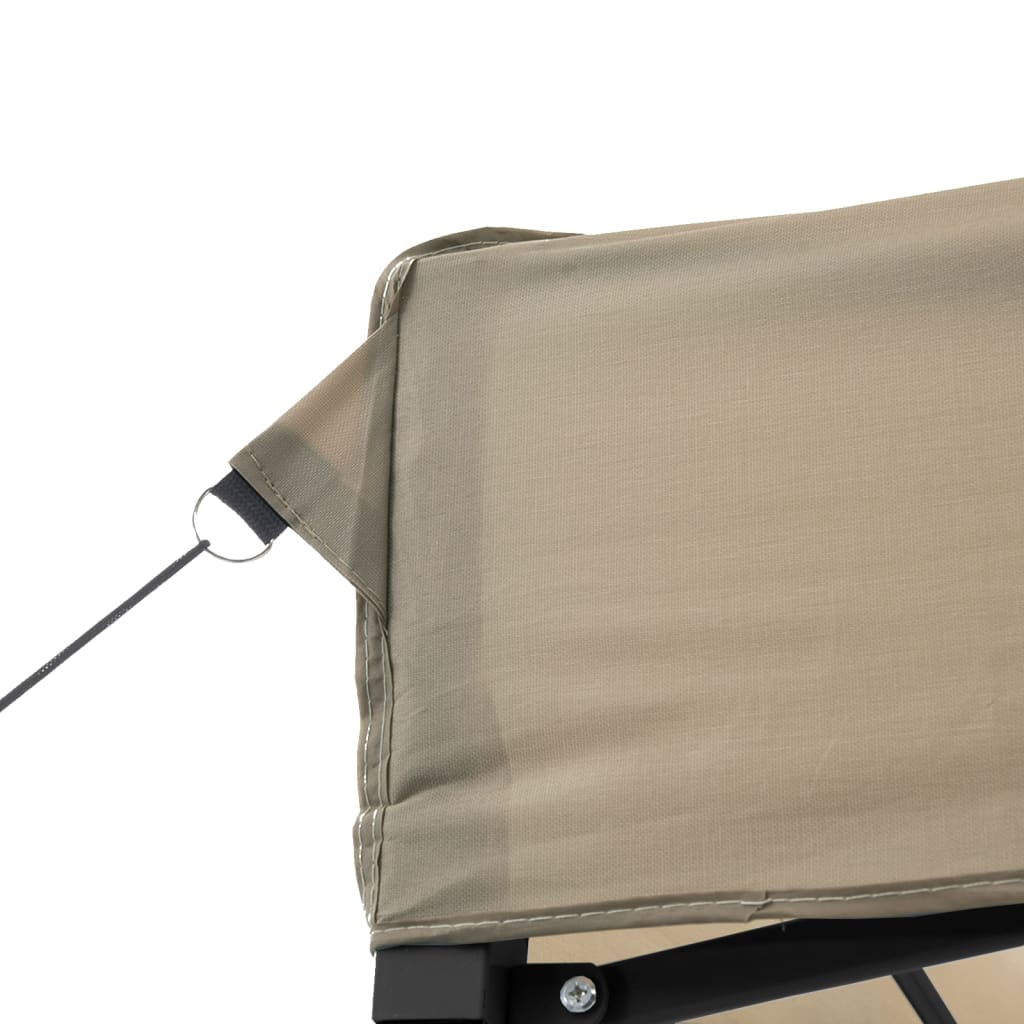 Vidaxl Fällbart Pop-Up Partytält, Taupe, 410X279X315 Cm
