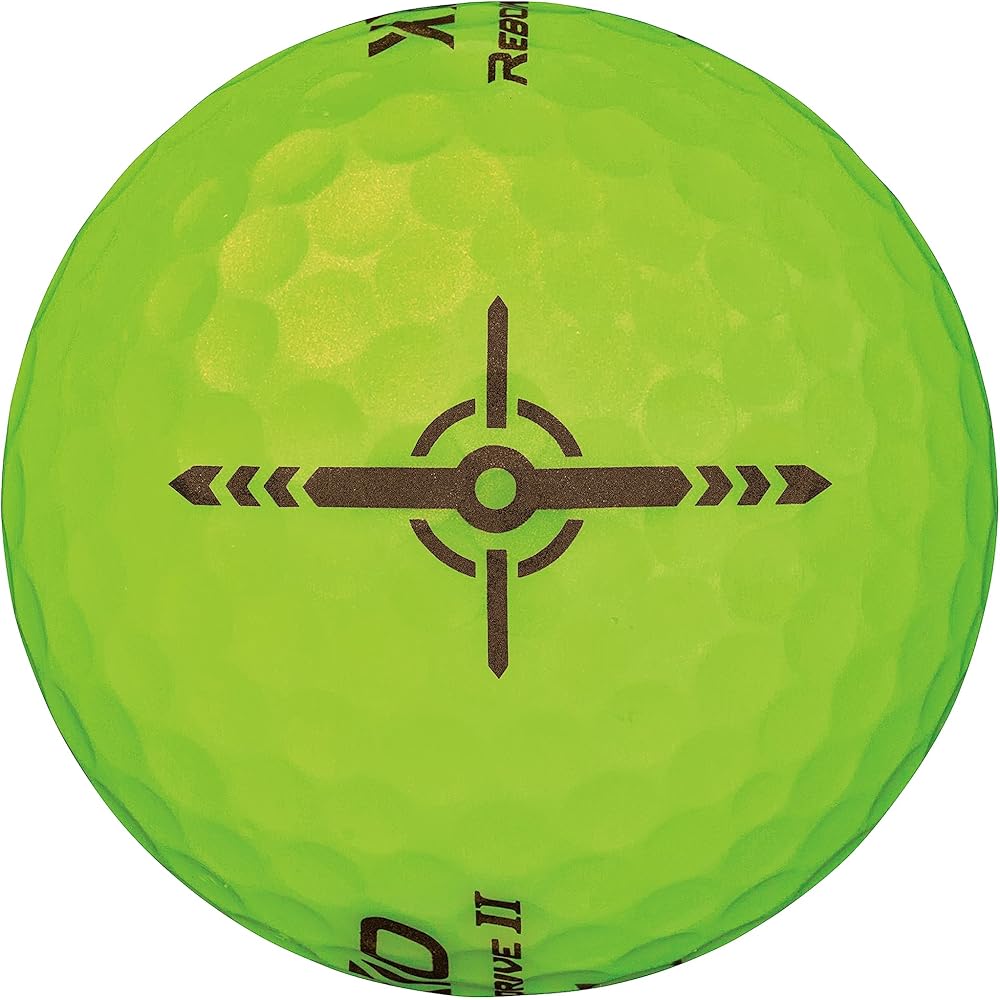 Dunlop XXIO Rebound Drive 2 Golfbälle 12er Pack Limettengelb