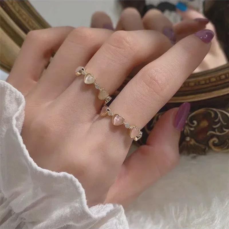 French Retro High-End Cat's Eye Ring - Luxurious, Simple, Open Design for Women