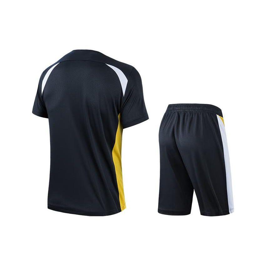 Anta Training Series Soccer Sports Loose Breathable Suit Men suits Basic-Black 952327203-2