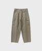 NONBLANK Washed Wide Curved Cargo Pants_Khaki