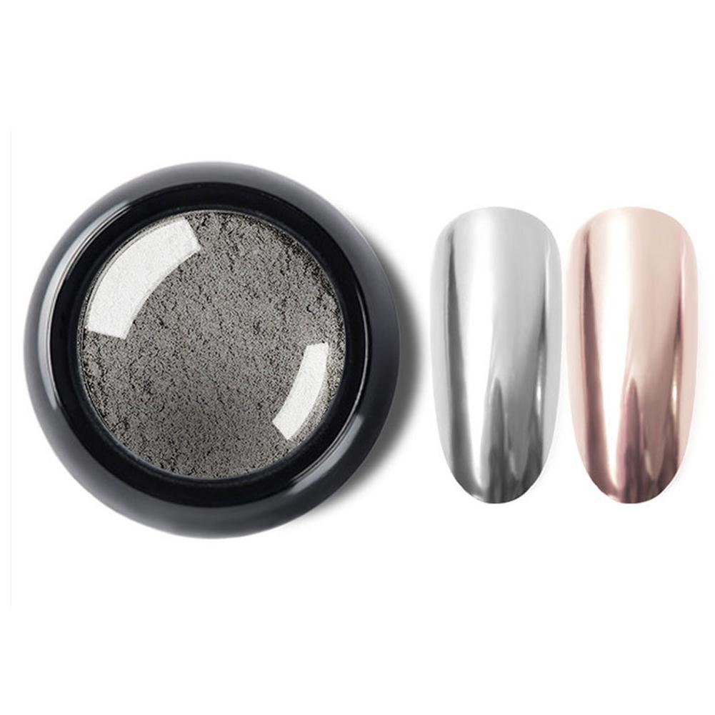 Women Pro 12 Colors Metal Mirror Glitter Nail Art Powder Pigment Decor Tool Manicure Gift