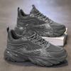 2025 autumn new men's platform dad shoes versatile student casual sports shoes mesh breathable running men's shoes