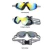 No Leaking Swimming Goggles with PC Mirror Silicone Goggles Portable Swim Glasses  Swimming Pool