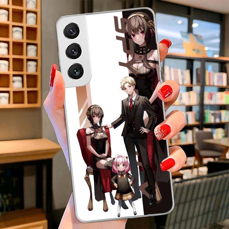 Anime Spy Family Anya Cover Phone Case For Samsung Galaxy S26 S25 Edge S24 Ultra S23 S22 Plus S21 S20 FE Soft Fundas Shell Galax