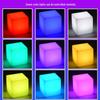 Seven-Color LED Luminous Cube: Night Light Stool & Outdoor Courtyard Lamp