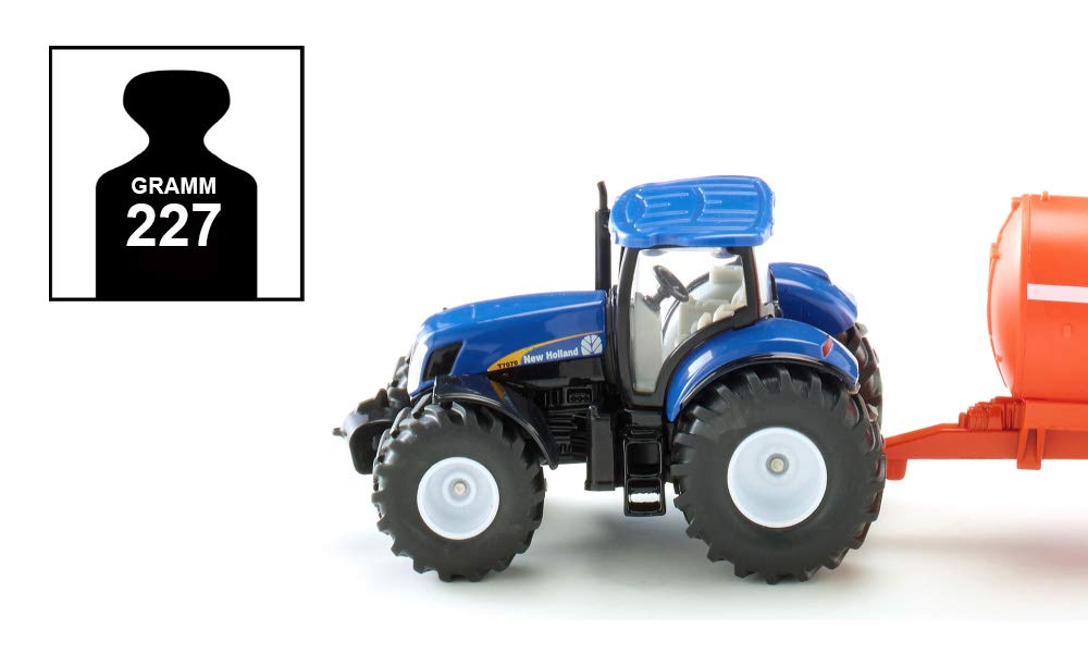 SIKU Scale New Holland Tractor with Vacuum Tanker 1/50 (SK1945)