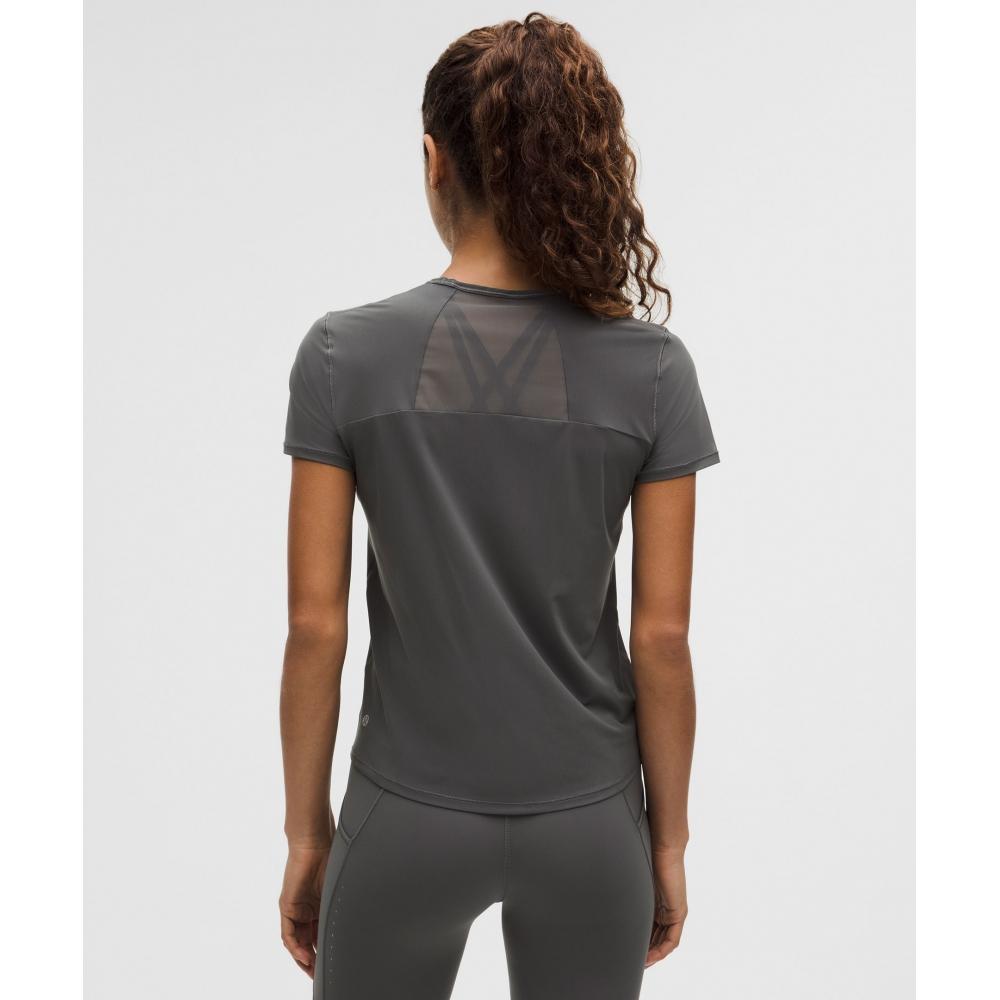 Lululemon Sculpt Short Sleeve Shirt Onyx Grey