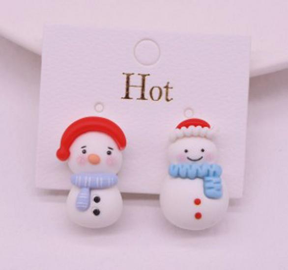 Kids' Christmas Cartoon Princess Clip-On Earrings: Cute, No Piercing Needed