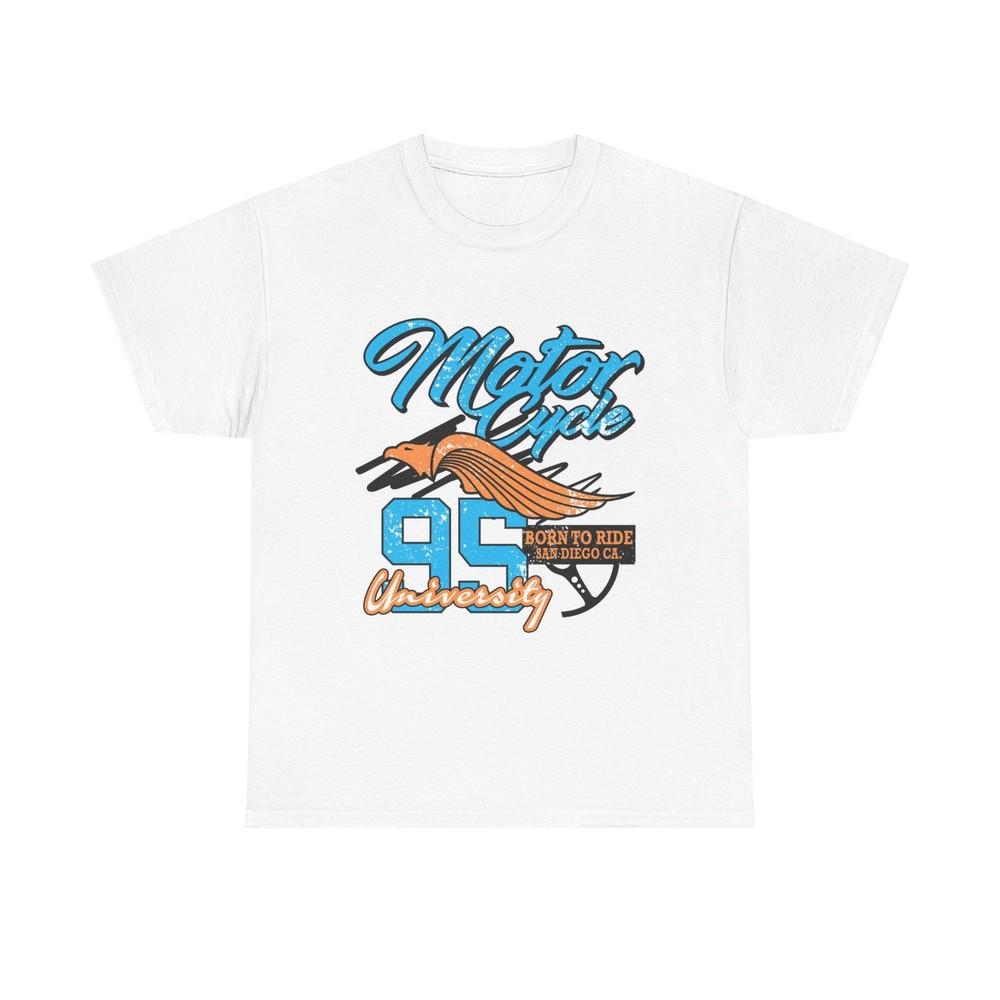 Born To Ride Motorcycles Graphic T Shirt Brand New Cotton Tee