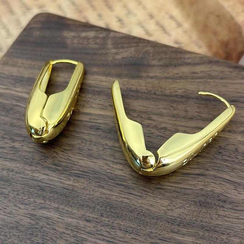 

1 пара готических преувеличенных винтажных серег для женщин, пар, панк, хип-хоп, рок, вечерние ювелирные аксессуары 4cm золотой