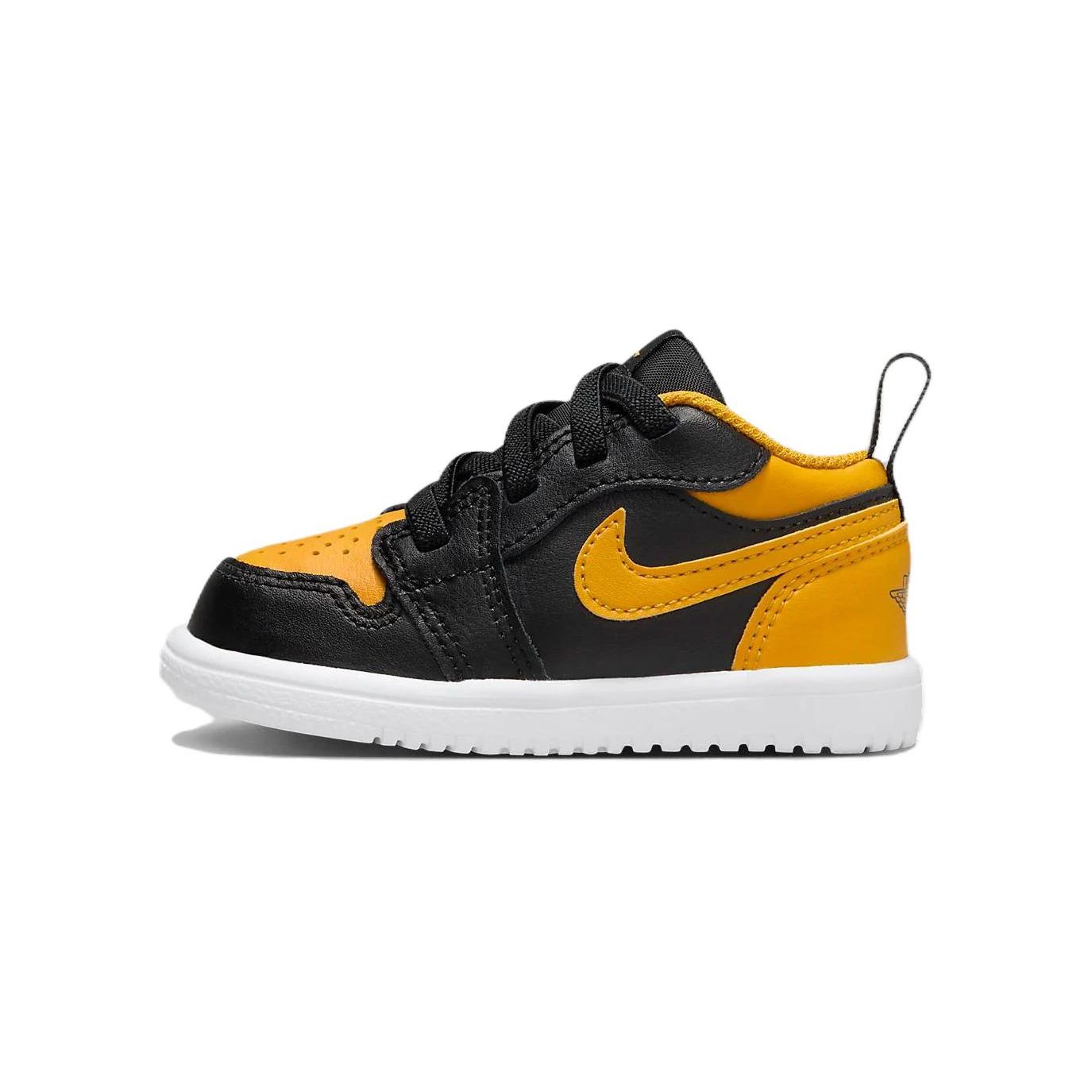 

Jordan Air Jordan 1 Abrasion Resistant Low top Toddler Shoes Black Yellow Infant And Toddler DR9747-072 22