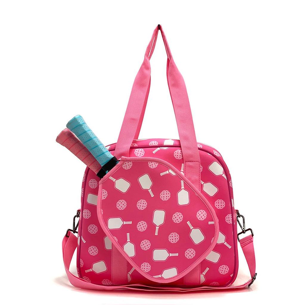 2025 Portable Sports Bag for Badminton, Tennis & Pickleball - Fits 2 Rackets, Handheld, Large-Capacity, Down Cotton