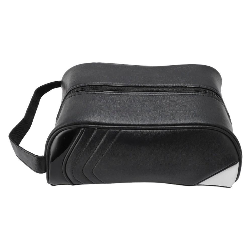 Waterproof PU Golf Shoe Bag With Handle Travel Shoe Organizer Sports Shoes Storage