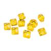 10Pcs Transparent Polyhedral D10 Multicolor Dice Game Party Pub Supplies Gift