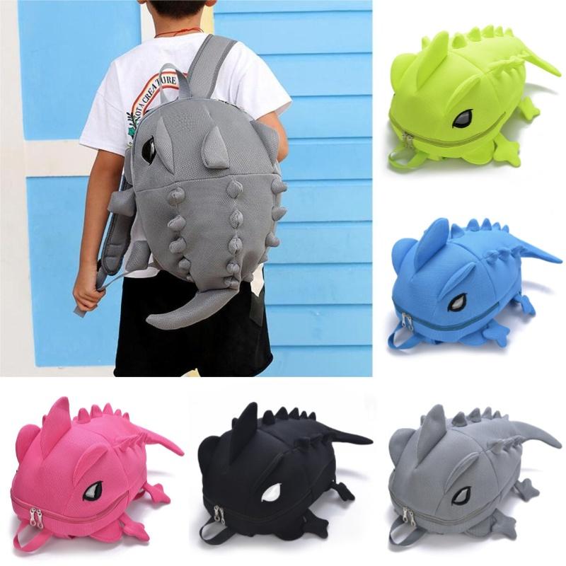 Colorful Chameleon School Backpack For Kids