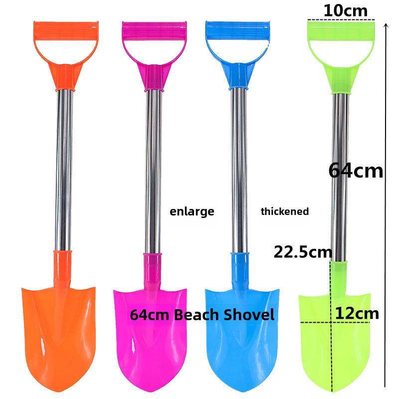 

64 см лопатка из нержавеющей стали для пляжа для детских игр в песке - популярная детская игрушка