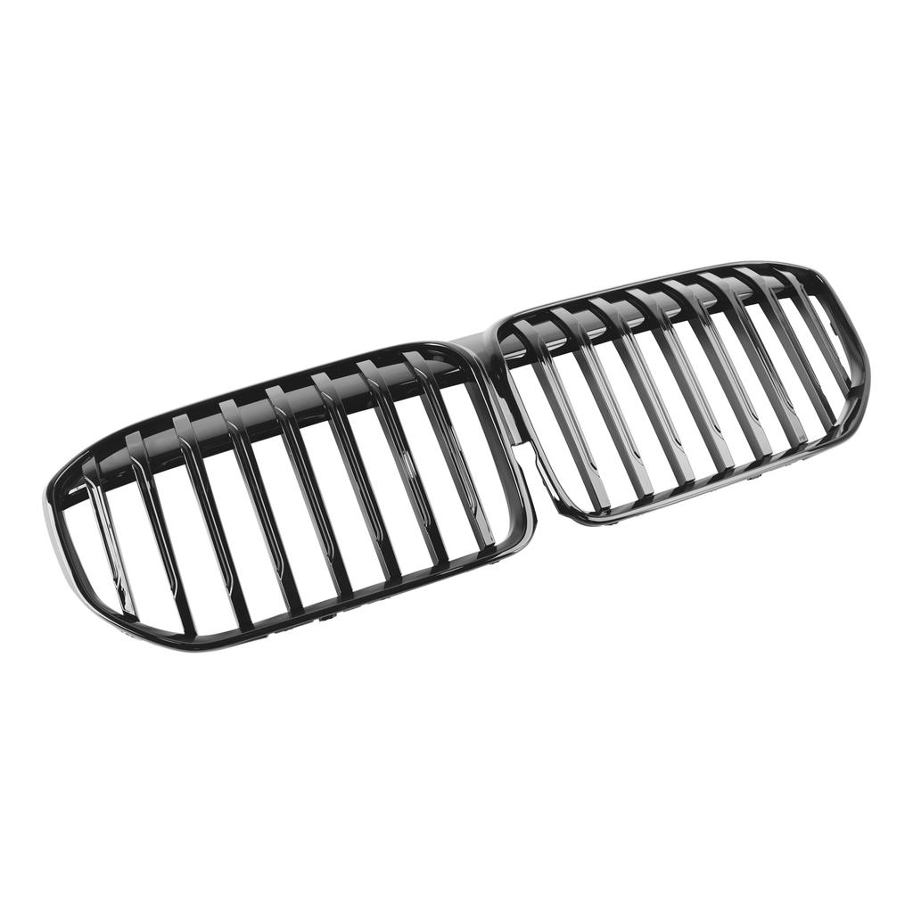 Gloss Black Front Grill Grille Fit BMW 7 Series G11 G12 2019-2022 Single Slat