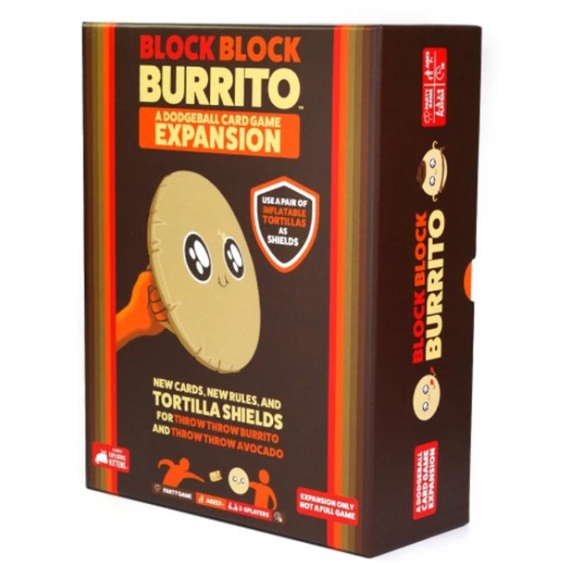Throw Burrito Throw Card Board Games Family Entertainment Party Activity Item