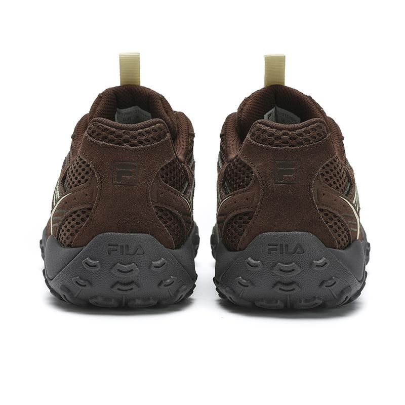New FILA PEBBLE Cushioning Wear-Resistant Low-Top Running Shoes Women's Garden Brown F12W512157FPS