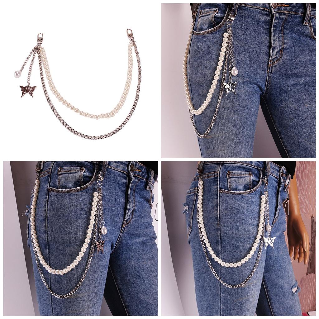 Versatiles Metal Chain Belt Music Festival Chain Street Performances Chain Belt for Daily Commutes Parties and Dates