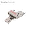Stainless Steel Wear Resistant Watchband Buckle Watch Strap Clasp Replacement Accessory(14MM )