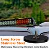 MUTUACTOR Neodym Gummiummantelte Magnete 100 lbs M8 Außengewinde 2 Stück Kratzfreie Montage-Magnete für Offroad-Fahrzeugbeleuchtung LED-Arbeitssignal