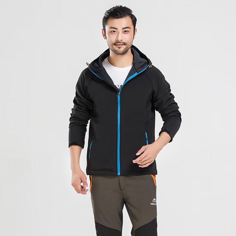 Qibaisi Men s Outdoor Softshell Jacket S