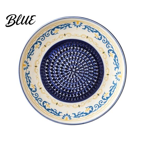 Grater Plate For Fruit Zester Garlic Bowl Grinder Herbs Ceramic Manual Ginger And Bowl Dish All-in-One Prep Mixing Serving