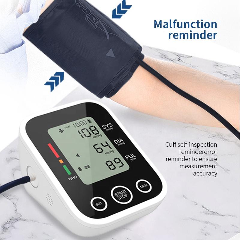 New Design Digital Wrist Blood Pressure Monitor ROHS Certified Drop Shipping Sphygmomanometer Tensiometer Plastic Material