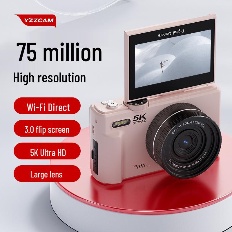 High-Definition Retro CCD Mirrorless Camera for Students and Parties - Perfect Entry-Level Camera for Girls
