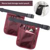 1Pcs Multi-Pocket Portable Pouch Professional Massage Therapist Bag With Adjustable Waist Belt Oil Bottle Pockets Card Slots