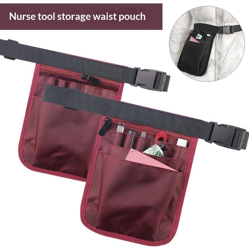 1Pcs Multi-Pocket Portable Pouch Professional Massage Therapist Bag With Adjustable Waist Belt Oil Bottle Pockets Card Slots