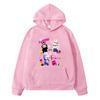 Labubu Podzimní potisk Kawaii mikiny Fleecová mikina Kreslený pulovr chlapci anime mikina bunda y2k sudadera dětské oblečení dívky